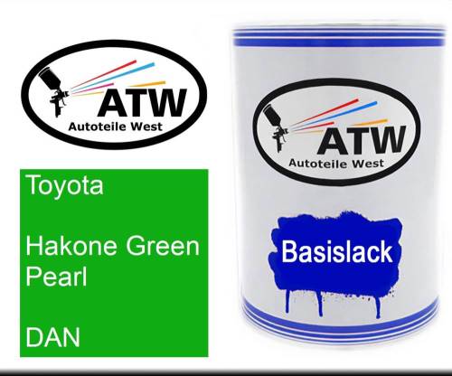 Toyota, Hakone Green Pearl, DAN: 500ml Lackdose, von ATW Autoteile West.